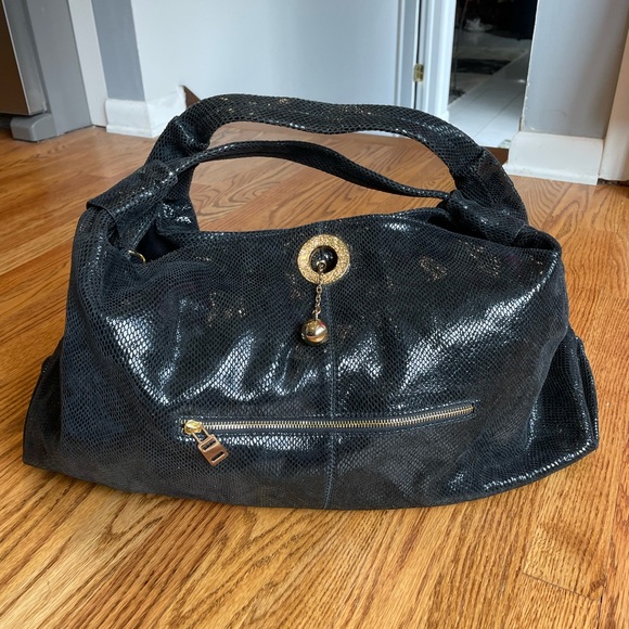Charles Jourdan Handbags - Vintage Charles Jourdan snake skin large hobo